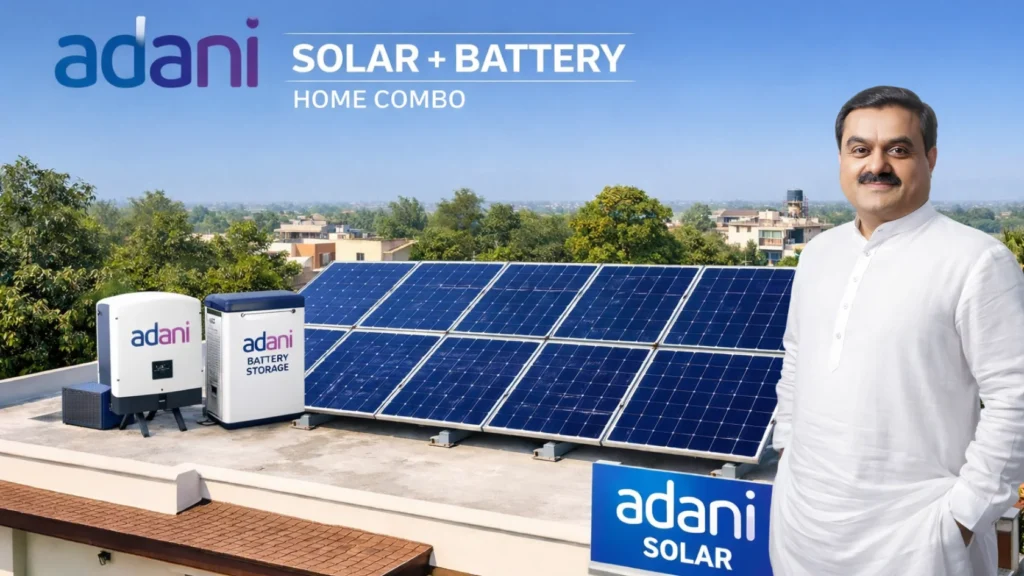 Adani Solar + Battery Home Combo